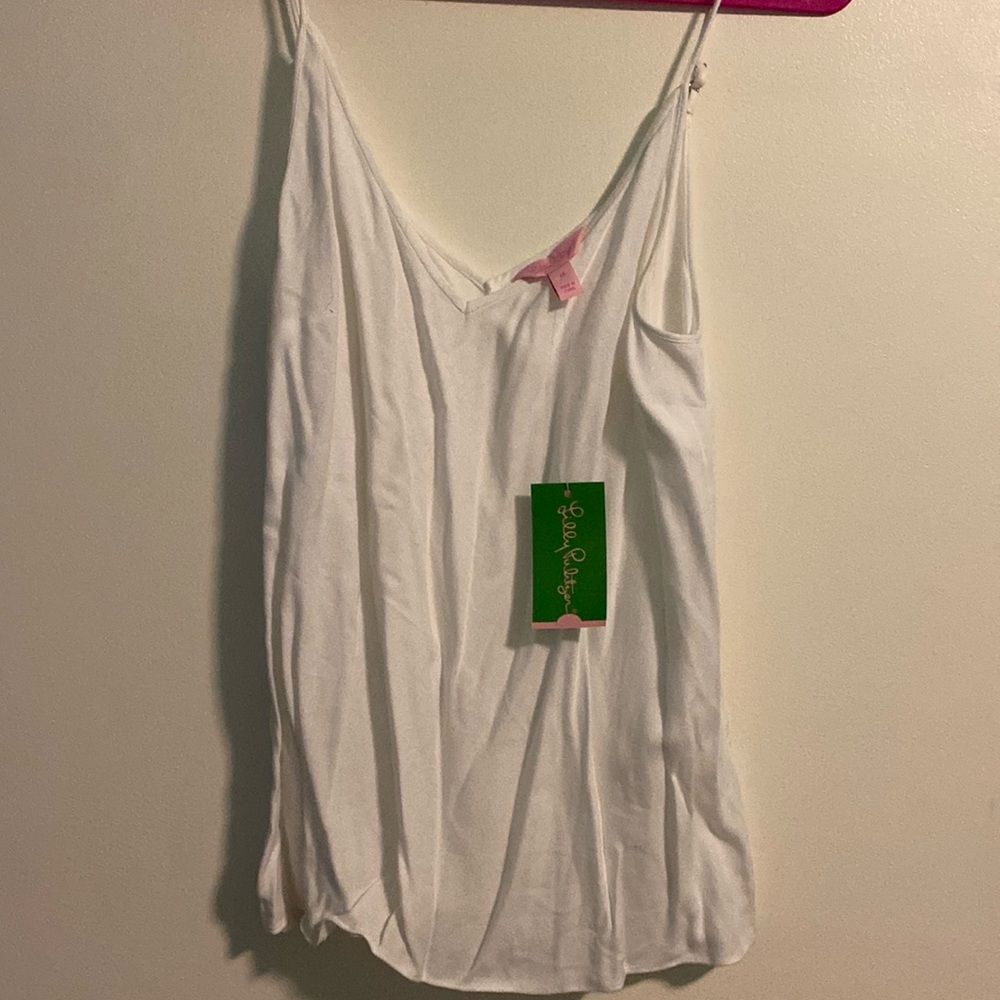 NWT resort white Lela tank